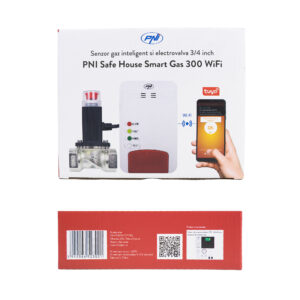 Smart gas sensor kit and PNI Safe House Smart Gas 300 WiFi solenoid valve with sound alert, Tuya Smart mobile application, integration in smart scenarios and automation with other compatible products Tuya, Alexa and Google Assistant - Image 7