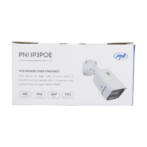 PNI IP3POE vaizdo stebėjimo kamera su IP, 3MP, lauko IP66, integruotas mikrofonas, suderinama su POE stebėjimo sistema PNI House IPMAX POE 3 ir PNI House IPMAX POE 3LR - Image 4