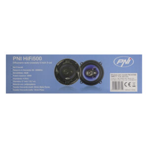PNI HiFi500 koaksialiniai garsiakalbiai, 100W, 12.7 cm, 3 juostų, 2 vnt. komplektas - Image 2