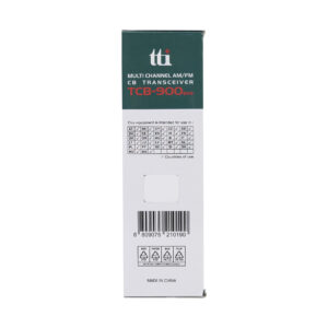 CB TTi TCB-900 EVO radijo stotelė, 12V 24V, nuskaitymas (Scan), SQ, DSS, dviejų kanalų stebėjimas (Dual Watch), mikrofono jautrumas (Mic Gain), Bluetooth rakto jungtis - Image 3