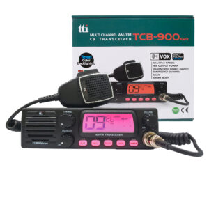 CB TTi TCB-900 EVO radijo stotelė, 12V 24V, nuskaitymas (Scan), SQ, DSS, dviejų kanalų stebėjimas (Dual Watch), mikrofono jautrumas (Mic Gain), Bluetooth rakto jungtis - Image 10
