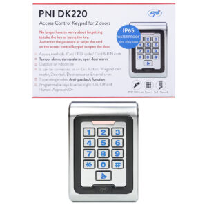 Prieigos kontrolės klaviatūra PNI DK220, autonominė, išorės ir vidaus, IP65, su 2 relėmis - Image 6