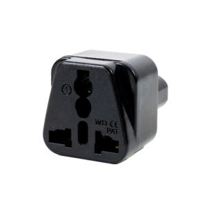 PNI UK–Europos lizdo adapteris, 220V, juodas - Image 3