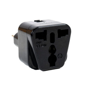 PNI UK–Europos lizdo adapteris, 220V, juodas - Image 4