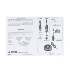 CB antena Sirio Megawatt 3000 PL, 173,5 cm, kodas 2211505.05, be kabelio - Image 7