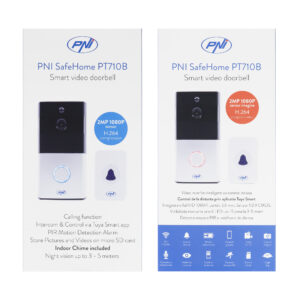 PNI SafeHome PT710B WiFi HD išmanioji vaizdo telefonspynė, P2P, baterija, skirta „Tuya Smart“ programėlė, integracija į scenarijus ir išmanioji automatizacija su kitais „Tuya“ suderinamais produktais - Image 7