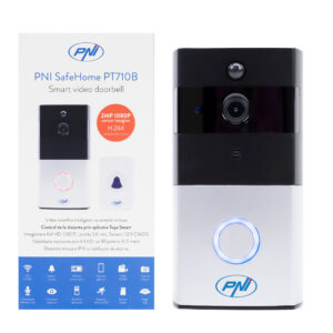 PNI SafeHome PT710B WiFi HD išmanioji vaizdo telefonspynė, P2P, baterija, skirta „Tuya Smart“ programėlė, integracija į scenarijus ir išmanioji automatizacija su kitais „Tuya“ suderinamais produktais - Image 11