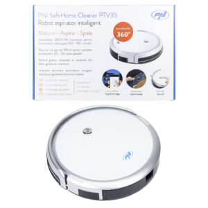Išmanusis robotas dulkių siurblys PNI SafeHome Cleaner PTV35 WiFi, 30W, valdymas ir programavimas naudojant specialią „Tuya Smart“ programėlę, integravimas į scenarijus ir išmanioji automatizacija su kitais „Tuya“ suderinamais produktais - Image 14