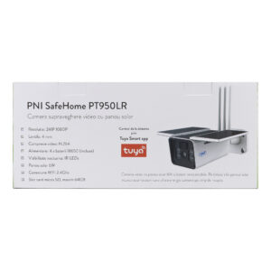 PNI SafeHome PT950LR 1080P vaizdo stebėjimo kamera su 6W saulės baterija, WiFi, akumuliatoriumi, valdymu per „Tuya Smart“ programėlę, integracija į scenarijus ir išmaniąja automatizacija su kitais „Tuya“ suderinamais produktais - Image 2