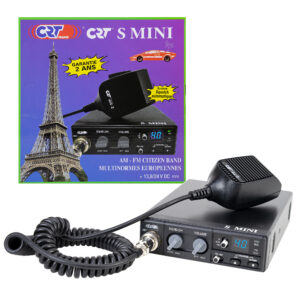 CB radijo stotelė CRT S Mini, dviguba įtampa, 12/24V, 4W, su ASQ, AM-FM - Image 9
