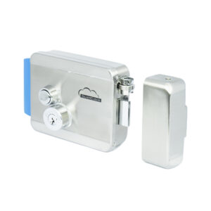 SilverCloud YE910 elektromagnetinė sklendė, 12V, nerūdijantis plienas, su dviguba šerdimi ir mygtuku, Fail Secure NO, suderinama su praėjimo kontrolės sistemomis - Image 3