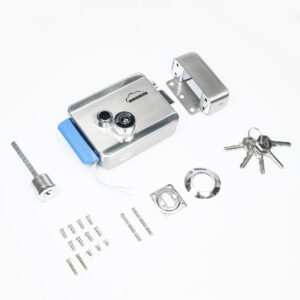 SilverCloud YE910 elektromagnetinė sklendė, 12V, nerūdijantis plienas, su dviguba šerdimi ir mygtuku, Fail Secure NO, suderinama su praėjimo kontrolės sistemomis - Image 5