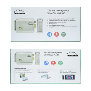 SilverCloud YL500 elektromagnetinė spyna su laikikliu, kairinė, Fail Secure NO - Image 3