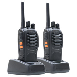 Nešiojama radijo stotelė PNI PMR R40 Pro, komplektas iš 2 vnt., 0.5W, ASQ, TOT, monitorius, programuojama, 1200mAh baterijos, įkrovikliai ir ausinės komplekte - Image 3