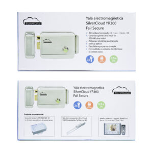 SilverCloud YR300 elektromagnetinė sklendė su hub, dešinės pusės atidarymas, Fail Secure NO - Image 11