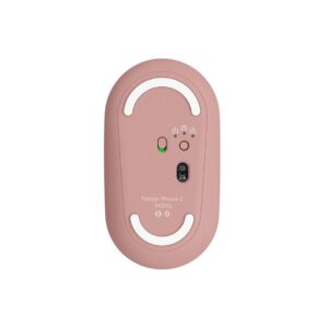 Logitech Pebble 2 Combo klaviatūra Pelė įskaityta Universalus RD belaidis ryšys + „Bluetooth“ QWERTY JAV tarptautinė versija Rožinė - Image 2