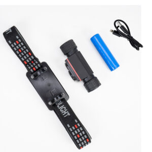 PNI Adventure F80 dvigubas LED galvos žibintuvėlis, 1000 lm, 6W, 2200 mAh, IP68 - Image 12