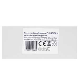 PNI BPL505 papildomas nuotolinio valdymo pultas parkavimo užtvarai - Image 2