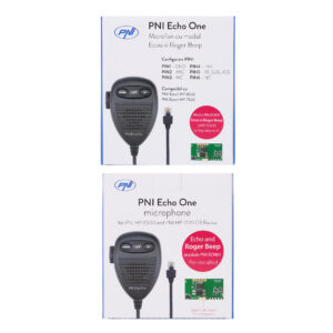 PNI Echo One mikrofonas, skirtas PNI HP 6500 ir PNI HP 7120, su aido režimu ir programuojamu „roger beep“ signalu - Image 6