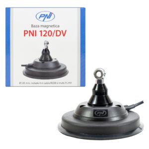 PNI 120 / DV 125 mm magnetinis pagrindas su 4 m kabeliu ir PL259 jungtimi - Image 5