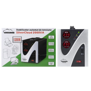 Įtampos stabilizatorius SilverCloud 2000VA 1200W