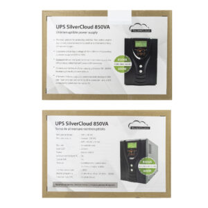 UPS SilverCloud 850VA su grynosios sinusinės bangos LCD ekranu šiluminėms elektrinėms - Image 8