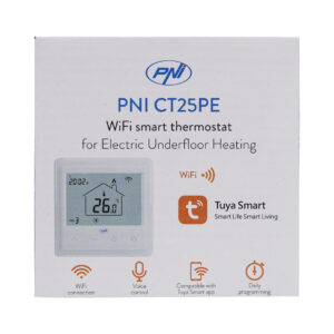 PNI CT25PE išmanusis termostatas su integruotu WiFi, valdymas internetu, elektriniam grindiniam šildymui, Tuya Smart mobilioji programėlė, integravimas į scenarijus ir išmanioji automatizacija su kitais produktais, suderinamais su Tuya, Alexa ir Google Assistant - Image 10
