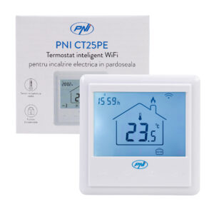PNI CT25PE išmanusis termostatas su integruotu WiFi, valdymas internetu, elektriniam grindiniam šildymui, Tuya Smart mobilioji programėlė, integravimas į scenarijus ir išmanioji automatizacija su kitais produktais, suderinamais su Tuya, Alexa ir Google Assistant - Image 15