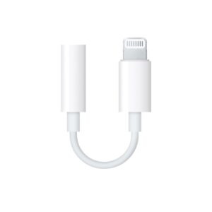 Apple Lightning to 3.5 mm Headphone Jack Adapteris, Balta