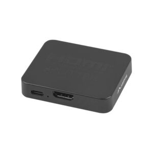 VAIZDO SKIRSTYTUVAS LANBERG HDMI->2X HDMI 4K + USB-C PRIEVADAS JUODAS