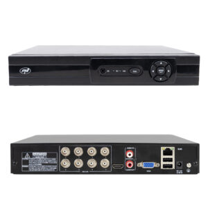 DVR/NVR PNI House AHD880, 8 analoginiai kanalai 4K-N arba 8 IP kanalai 5MP, H265+, garso įvestis, garso išvestis, USB2.0, 2 x SATA maks. 8TB - Image 3