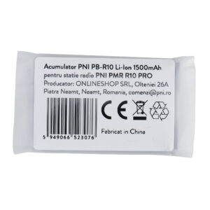 PNI PB-R10 Li-Ion 1500 mAh baterija, skirta PNI R10 stotelei
