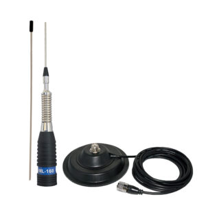 CB radijo stoties komplektas TTi TCB-550 EVO, VOX, NB filtras, 12-24V su PNI ML160 antena su magnetiniu pagrindu - Image 3