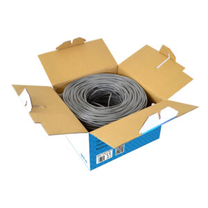 CAT5e UTP kabelis PNI U05 su 4 poromis internetui 1 Gigabit ir stebėjimo sistemoms, ritė 305m - Image 8