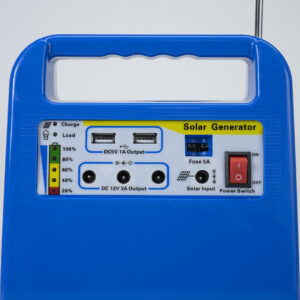 PNI GreenHouse H01 30W saulės fotovoltinė sistema su 12V / 7Ah akumuliatoriumi, USB / radiju / MP3, 2 LED lemputėmis - Image 12