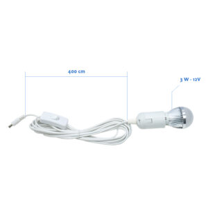PNI GreenHouse H01 30W saulės fotovoltinė sistema su 12V / 7Ah akumuliatoriumi, USB / radiju / MP3, 2 LED lemputėmis - Image 15