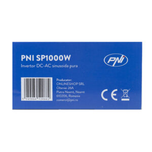 PNI SP1000W įtampos keitiklis su gryna sinusine banga, 12V maitinimo šaltinis - Image 10