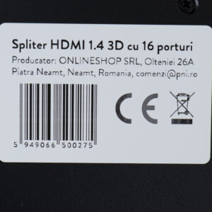 HDMI 1.4 3D 16 prievadų UltraHD 4Kx2K skirstytuvas - Image 5