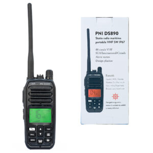 Nešiojama jūrinė radijo stotelė PNI DS890, 88 kanalai, 10 orų kanalų, reguliuojamas Squelch, Roger Beep, Dual Watch, Scan, Call, NRC, 1800mAh baterija, IP67 - Image 7