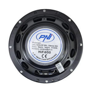 Koaksialiniai automobilių garsiakalbiai PNI HiFi650, 120W, 16.5 cm, 3 juostų, komplekte su grotelėmis, 2 vnt. - Image 4