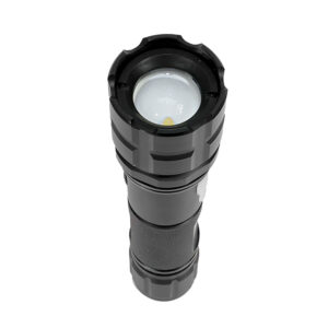 PNI Adventure F10 aliumininis žibintuvėlis su 6W LED, 500lm, iki 200m fokusavimu, su baterija ir PNI CHG300 maitinimo adapteriu su USB C prievadu, QC3.0, PD3.0, PPS ir USB-A prievadu, 30W - Image 4