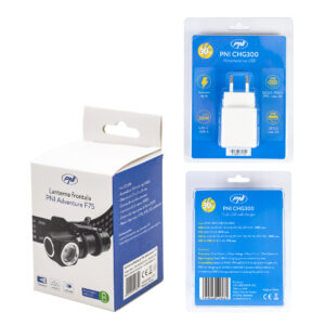PNI Adventure F75 priekinis žibintuvėlis su 6W LED, 600 lm, pagamintas iš aliuminio, su baterija ir PNI CHG300 maitinimo adapteriu su USB C prievadu, QC3.0, PD3.0, PPS ir USB-A prievadu, 30W - Image 12