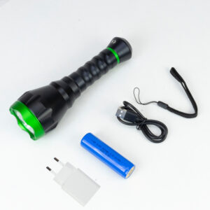 Žibintuvėlis PNI Adventure F750 žalia šviesa, aliuminis, LED 10W, 500 lm, iki 850 m, 4000mAh, IP44, 4000mAh komplekte, su pridedamu PNI CHG300 maitinimo šaltiniu - Image 6