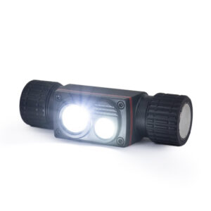 PNI Adventure F80 dvigubas LED galvos žibintuvėlis, 1000 lm, 6W, 2200 mAh, IP68, pakuotėje yra PNI CHG300 maitinimo šaltinis - Image 2