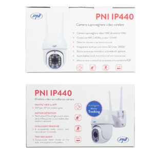 PNI IP440 WiFi PTZ belaidė vaizdo stebėjimo kamera, 4MP, skaitmeninis priartinimas, micro SD lizdas, autonominė, judesio aptikimo signalizacija, judesio sekimas - Image 10