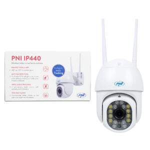 PNI IP440 WiFi PTZ belaidė vaizdo stebėjimo kamera, 4MP, skaitmeninis priartinimas, micro SD lizdas, autonominė, judesio aptikimo signalizacija, judesio sekimas - Image 15