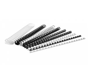 *Plastikinė įrišimo spiralė, 32mm, Forpus, baltos spalvos, 1vnt