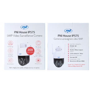Vaizdo stebėjimo kamera PNI House IP575 5MP WiFi su IP, 20x optinis priartinimas, varifokalinis objektyvas - Image 14