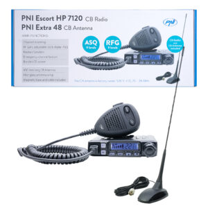 CB radijo stotelė PNI Escort HP 7120 ASQ, RF Gain, 4W, 12V ir CB antena PNI Extra 48 su magnetiniu pagrindu, 45cm, SWR 1.0 - Image 14
