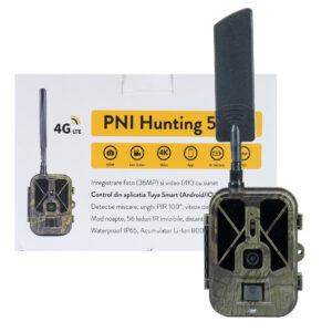 Medžioklės kamera PNI Hunting 550C Internet 4G LTE, tiesioginė prieiga ir pranešimai per „Tuya“ programėlę, įkraunama baterija 8000 mAh komplekte - Image 2